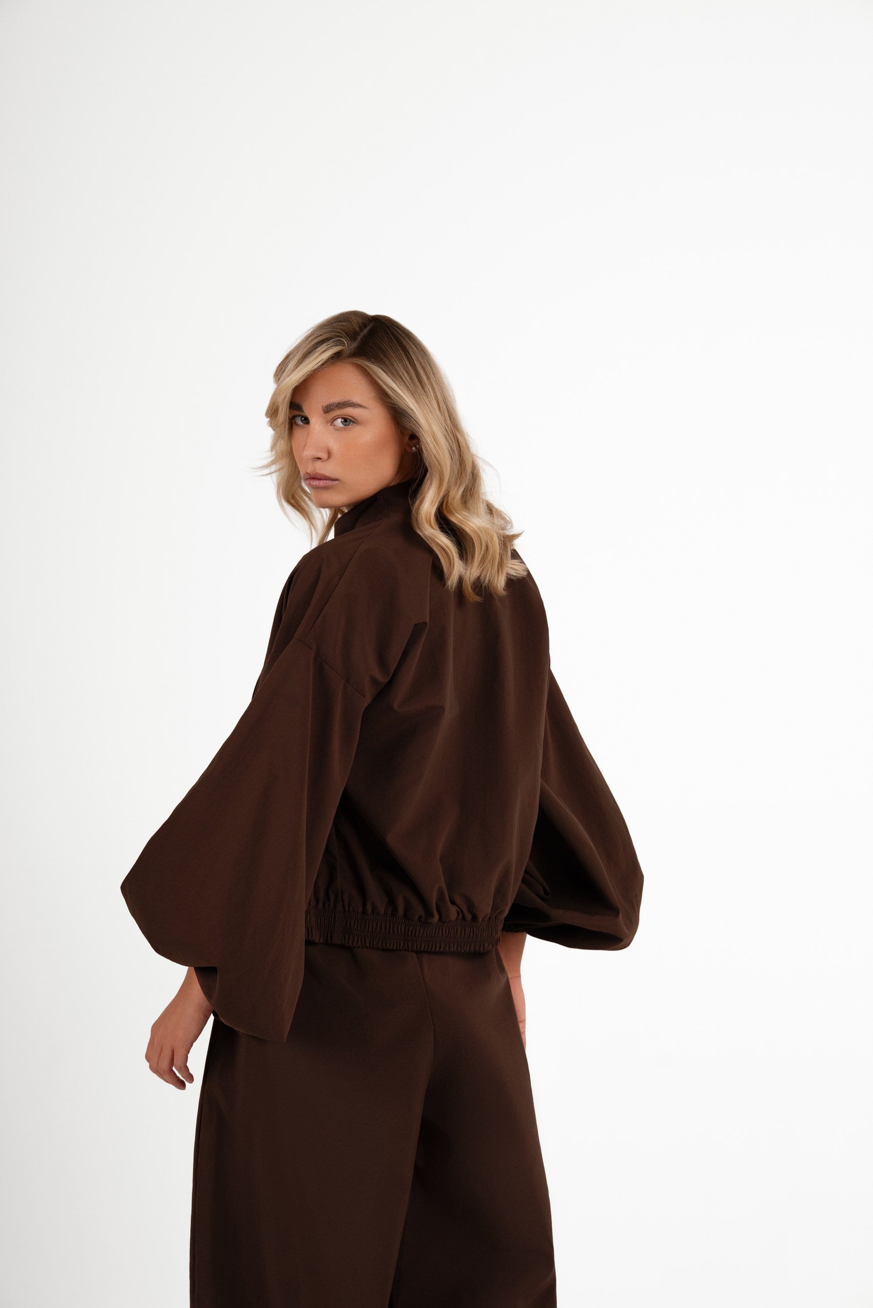 【美品！】Balloon sleeve tops pants　セットアップ Jalene Balloon Pant Set - Olive | Fashion Nova