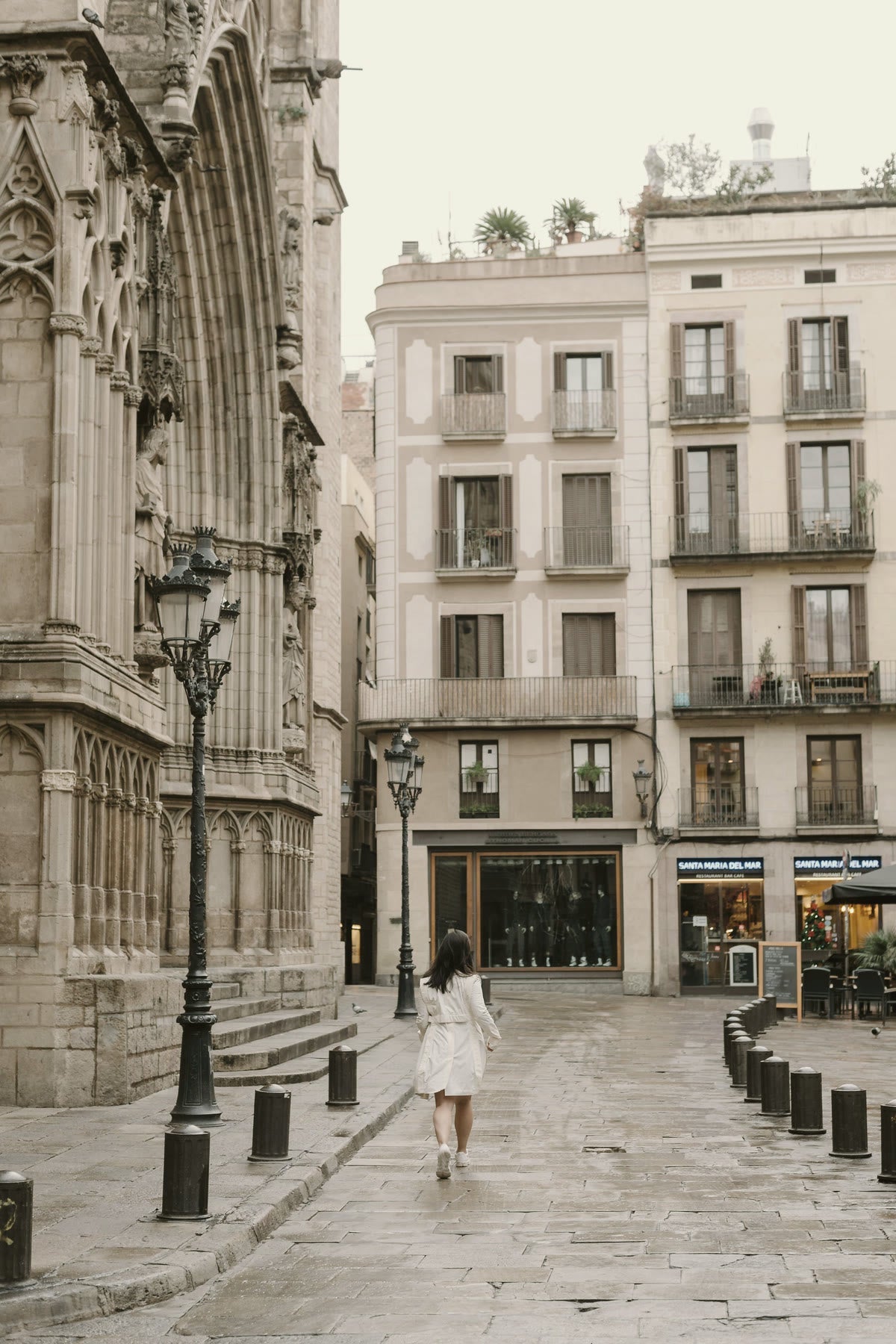 A street in Barcelona's Gothic Quarter